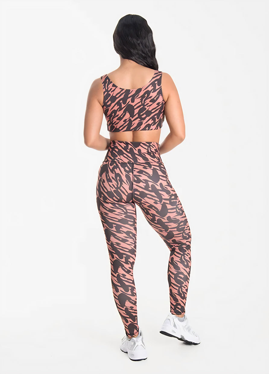 Top + Leggings  set Tisol Sublimado Unitalla
